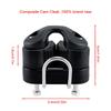 Cam Cleat Nylon Automatic Connector Kayaking Gear Rope Cam Cleat for Marine Dock Yacht Dinghy Canoe Paddleboarding Mooring
