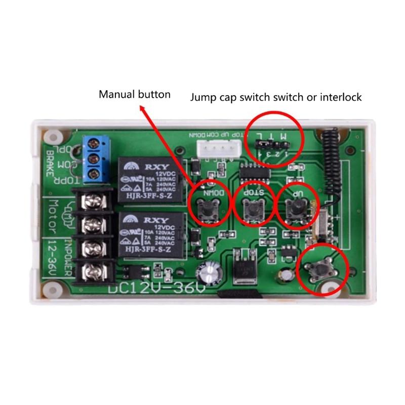 Motor Manual Controller Switchs for Curtain Control Forward Reverse Up Down Stop