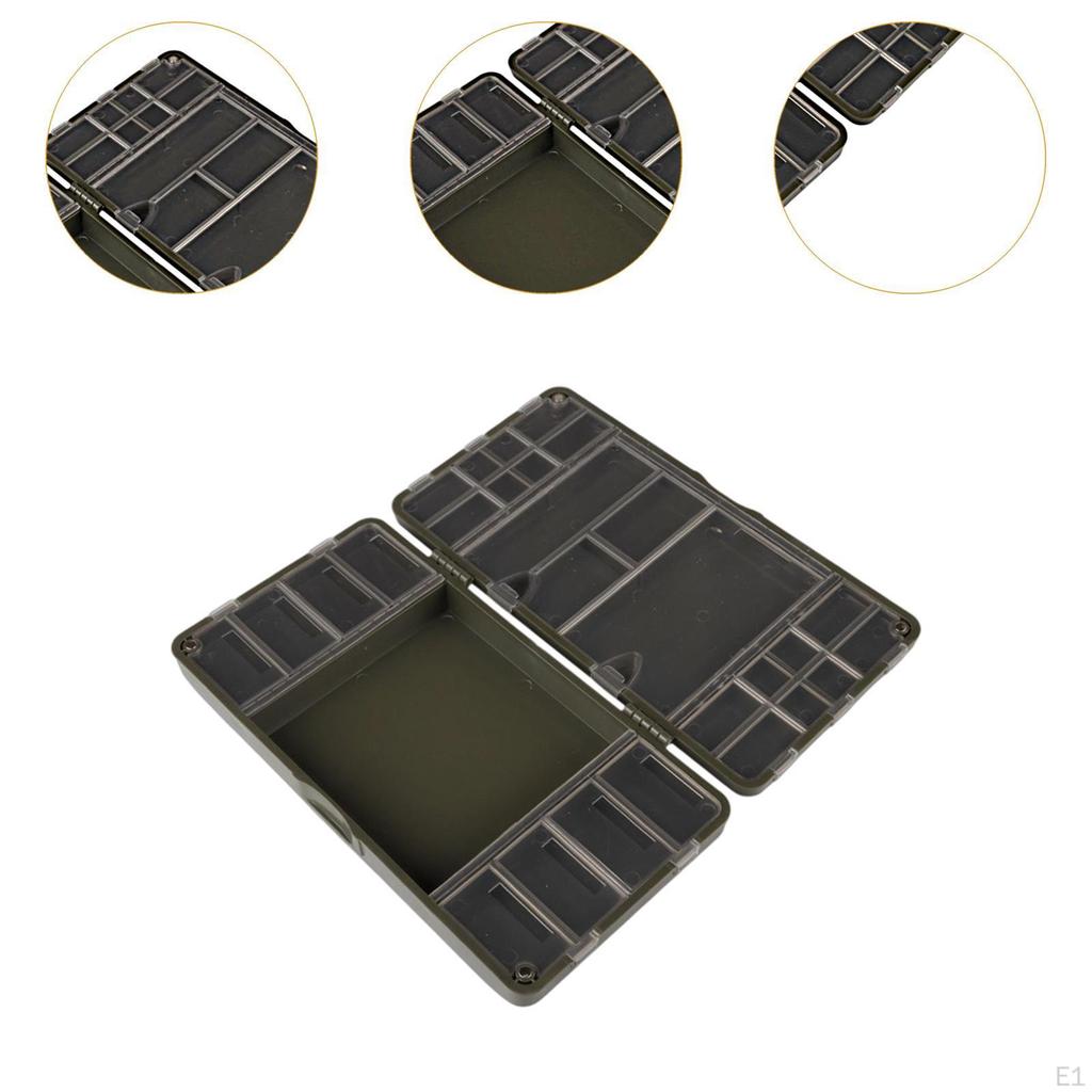 Empty Fishing Accessories Case with Compartments for Freshwater And Saltwater