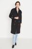Women's Fashion Mink Belted Windbreaker Detailed Water Repellent Long Trench Coat