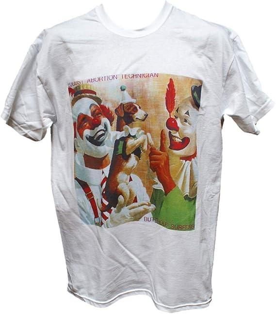 Butthole Surfers T-Shirt Meat Puppets vintage white short sleeve QT4538 S