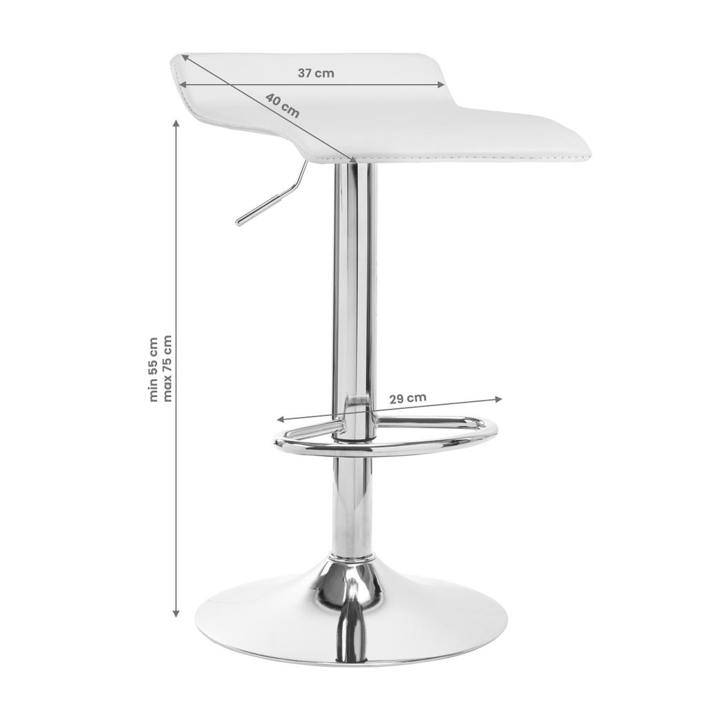 4Rico Hoker Barowy Qs-B08 Eco Skóra Biały