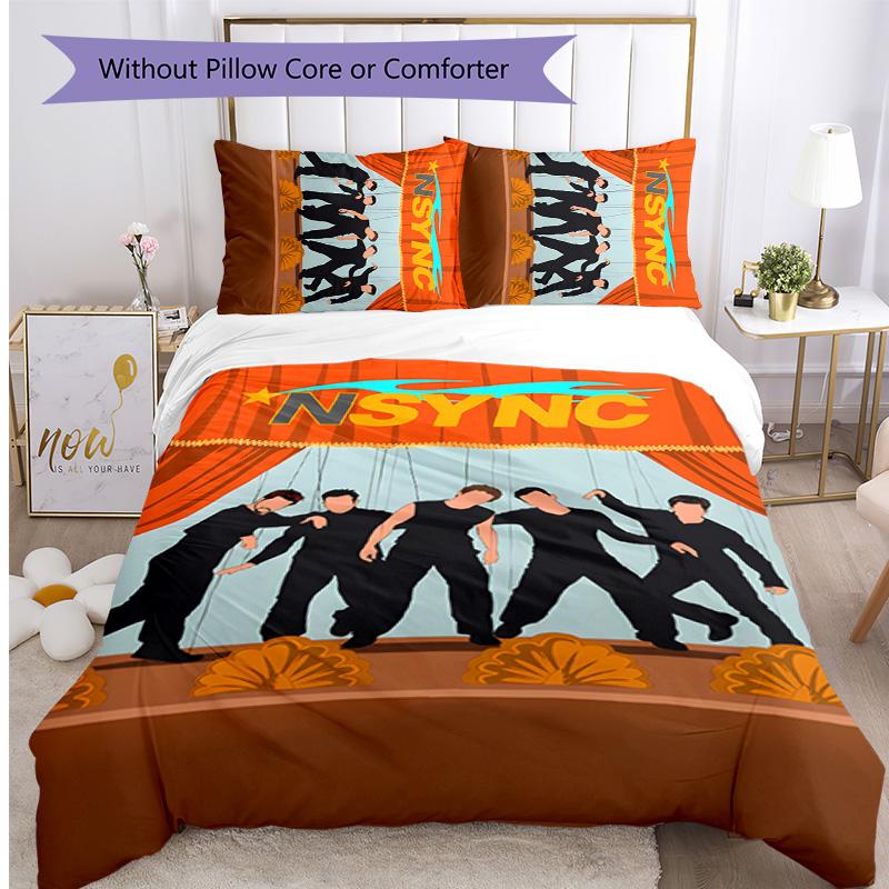 NSYNC Printed 3PCS Bedding Set Soft