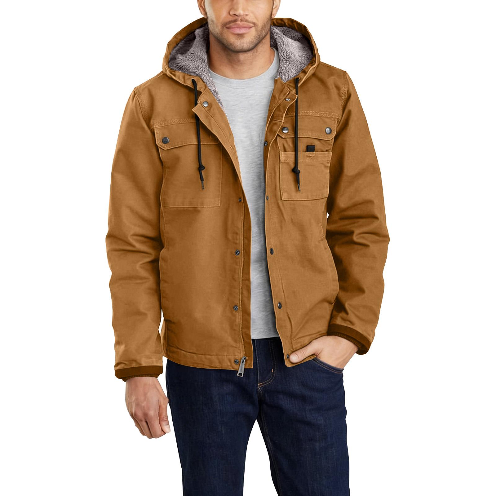 

Men s Solid Color Zipper Pocket Hooded Sweatshirt Jacket Cardigan Men s Casual Jacket Cardigan L