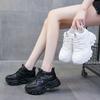 Inner height increase dad shoes women's 2025 new versatile small man thick sole comfortable breathable casual sports little white shoes
