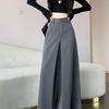 High-Waisted Women's Culottes: Spring & Autumn Wide-Leg Drape Suit Pants, Slimming & Casual.