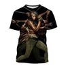 Summer Fashion Trend 3D Printing Creative Popular Movie T-shirt Unisex Casual Round Neck Short Sleeved T-shirt Top