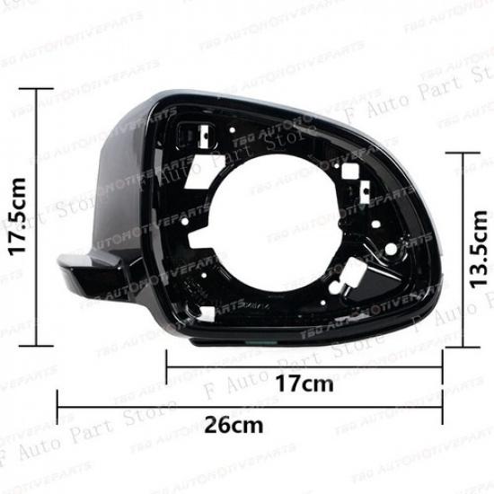 Side Mirror Cover Frame House Base Lower Cap Glass Lamp For BMW X6 G06 2017-