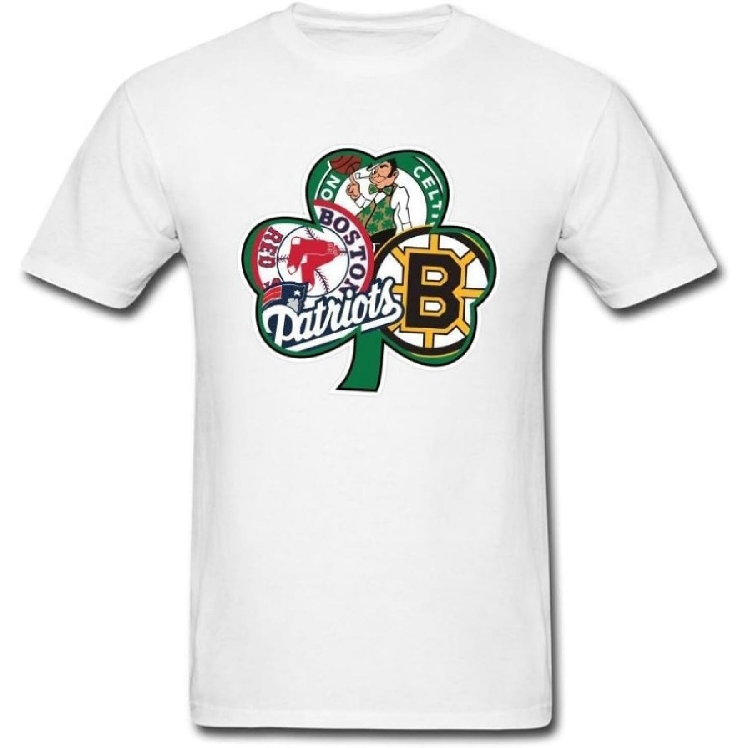 Onam Men s Boston Fan Sport Flag T Shirt S XXXXXL белый