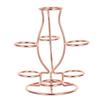 Crystal Ball Display Stand Iron 7 Sphere Holder Desktop Metal Display Pedestal Crystal Sphere Holder Decorative Orb Base