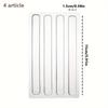 Clear Anti-Collision Door Handle Protectors, No-Scratch Silicone Anti-Slip Door Stickers, Soundproof Door Pads