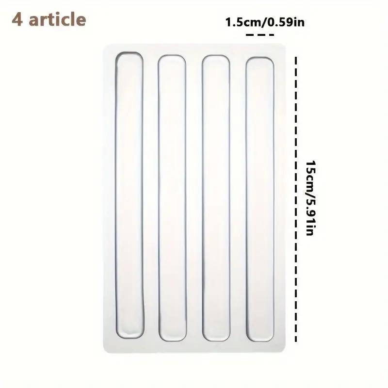 Clear Anti-Collision Door Handle Protectors, No-Scratch Silicone Anti-Slip Door Stickers, Soundproof Door Pads