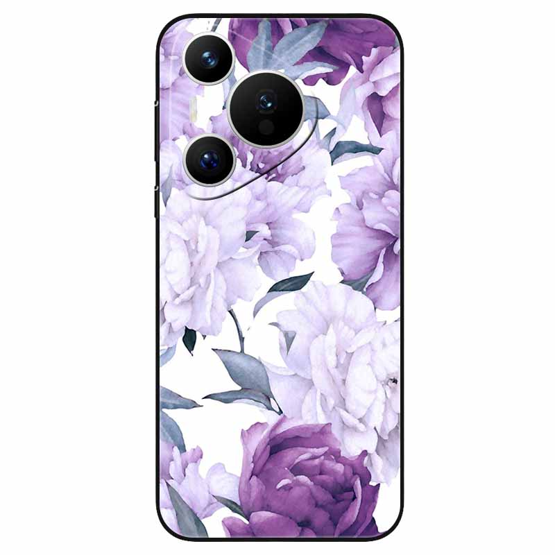 For Huawei Pura 70 / Pura70 Pro Case Soft Silicone Fashion Marble Shockproof Cover for Huawei Pura 70 Ultra P 70 Pro+ TPU Coque