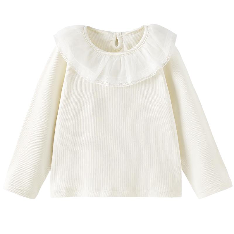 

Tongtai Girls Lace Collar Knit Baselayer Top 120CM