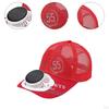 Hat with Solar-Powered Fan for Hiking and Cycling