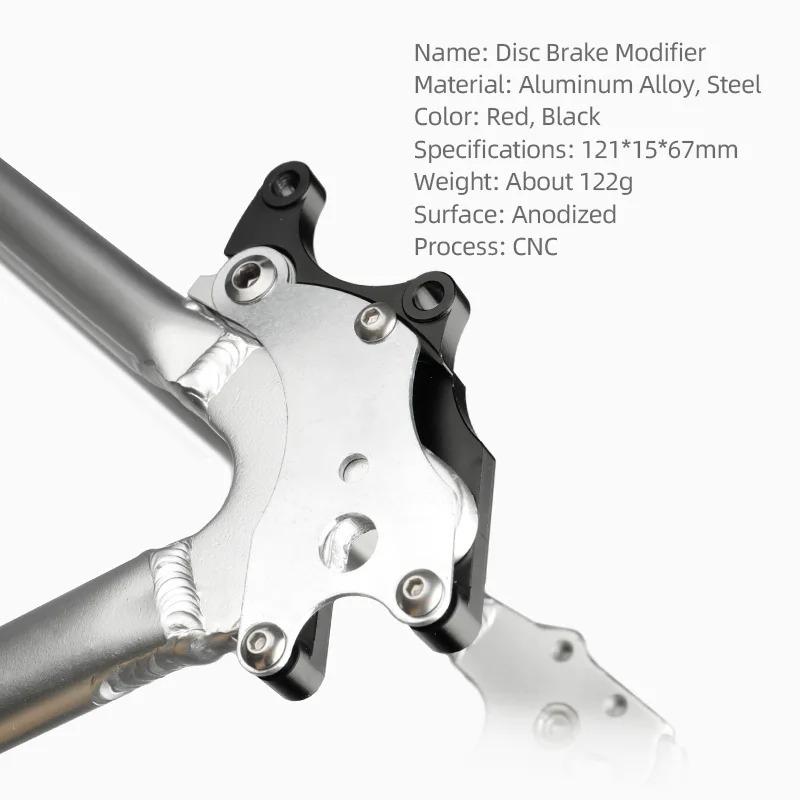AXI Bike Disc Brake Adapter MTB Frame V Brake Mounting Converter Road Bicycle Rear Wheel Heavy Duty Conversion Accessories