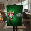 Fluminense Football Club Flanelldecke mit Aufdruck, Hohe Qualität, Bequem für alle Jahreszeiten, Heimdekoration, Wärme und Komfort