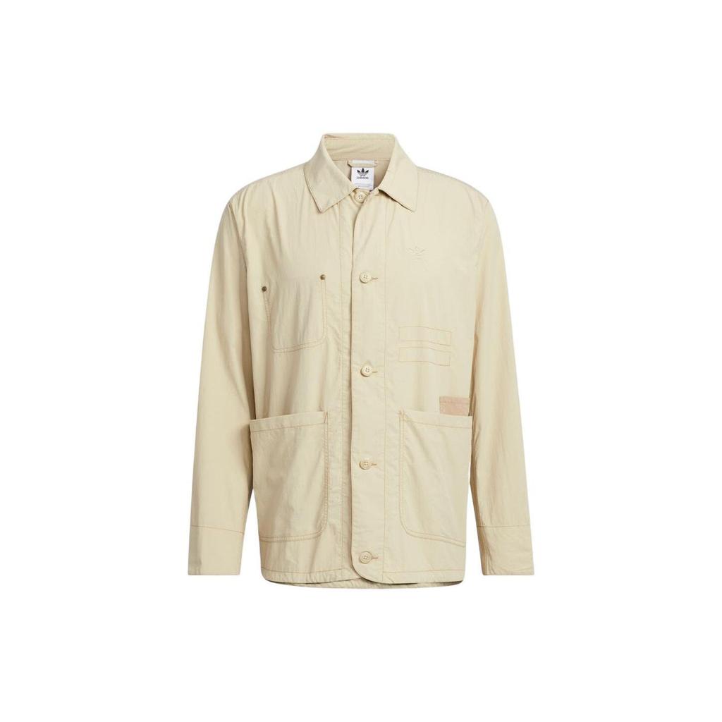 adidas Originals Jackets Men's Khaki Lapel Moderate Other HM8015