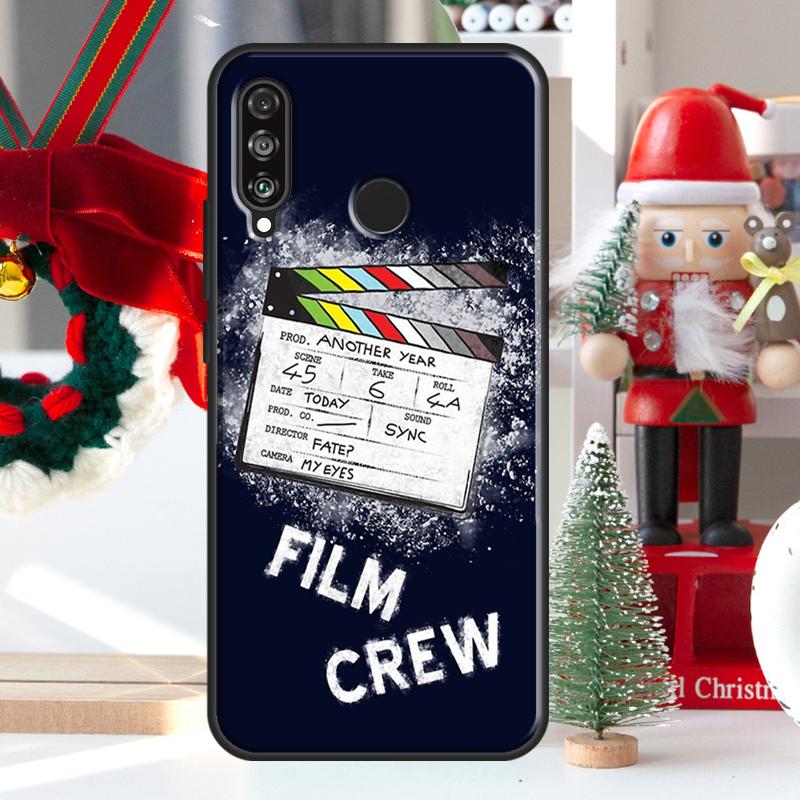 Film Movie maker Clapperboard Take For Huawei Nova 7i 8i 11i 12i 12s Y73 Y70 Y90 Y60 Y72 Y61 Y91 9 10 SE P30 Pro P40 Lite Case