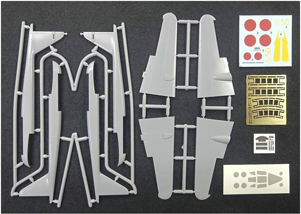 Micromill Mitsubishi J4M Senden Local Fighter Plastic Model Kit 1/72 MKR72-023