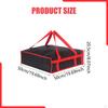 Bag Carrier Insulated Food Carrying Holder with Non Woven Fabric Material And Easy Access Zipper