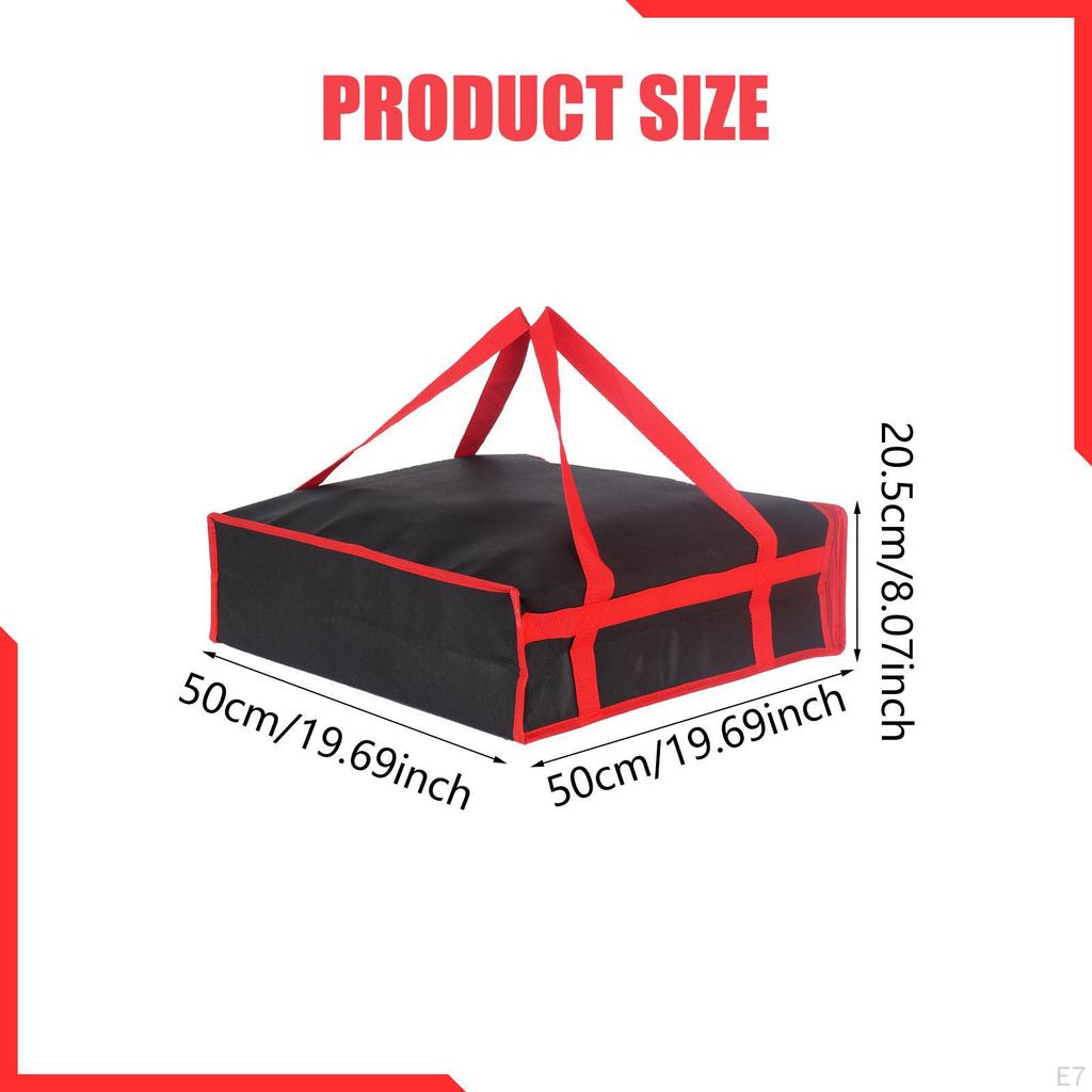 Bag Carrier Insulated Food Carrying Holder with Non Woven Fabric Material And Easy Access Zipper