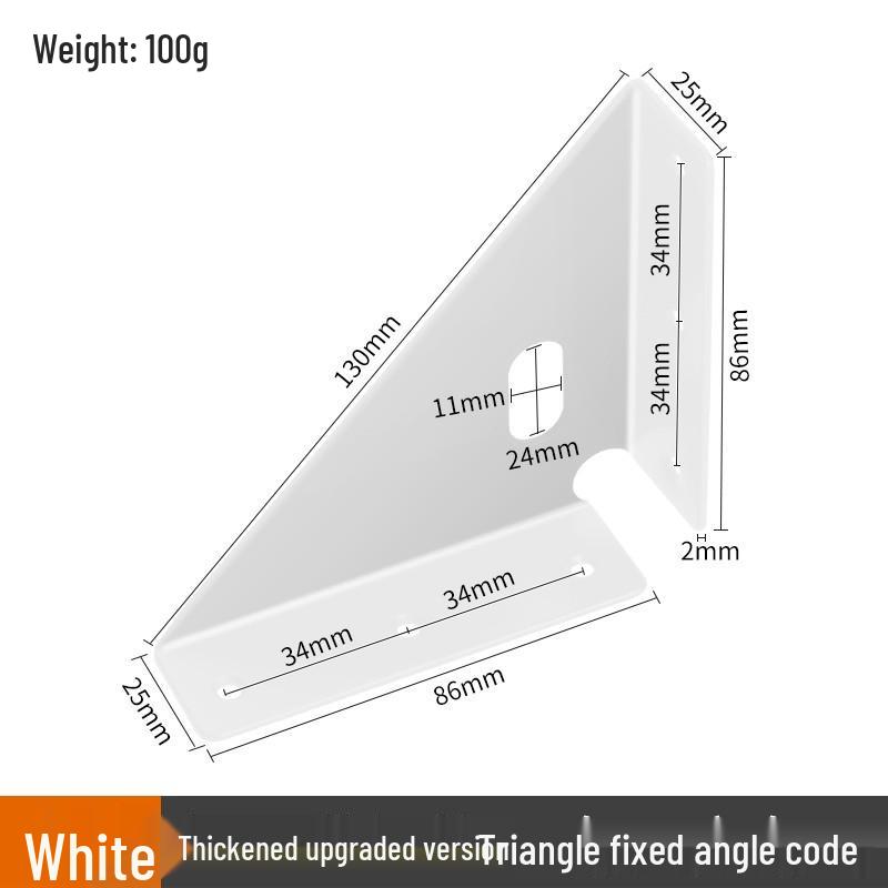 Heavy-Duty Bed Corner Bracket & Hook Fastener Set with Latch and Hinge