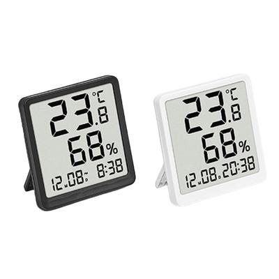 Schlankes digitales Thermohygrometer für den Heimgebrauch Raumtemperatur- und Luftfeuchtigkeitsüberwachung mit magnetischer Anzeige
