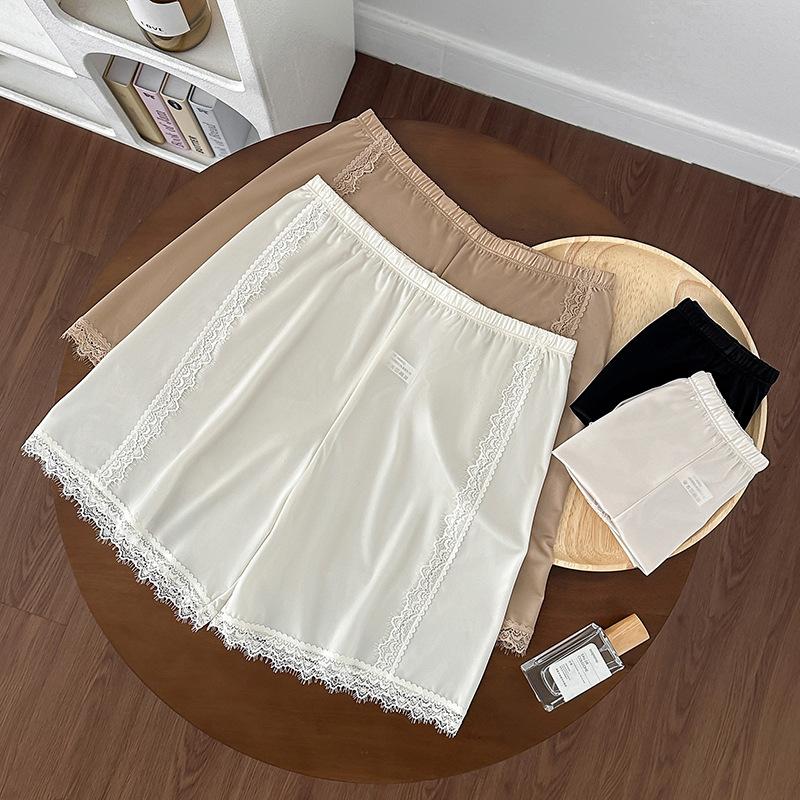 Women's Summer Thin Can Be Worn Outside The Loose Home Ice Silk Safety Anti Wear Three Points Leggings