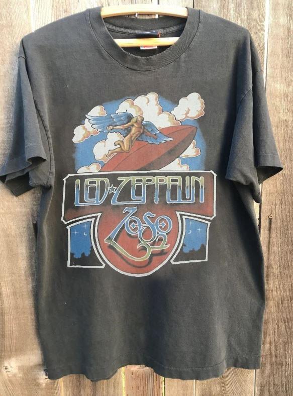Led Zeppelin Band Retro Style Charcoal Unisex Shirt Men Women S-5XL KH16219 S