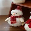 Weihnachten Plüsch Schneemann Anhänger Weihnachtsbaum Hängend Lieblich Schöner Anhänger Szene Dekorieren Weihnachtsbaum Hängende Ornamente