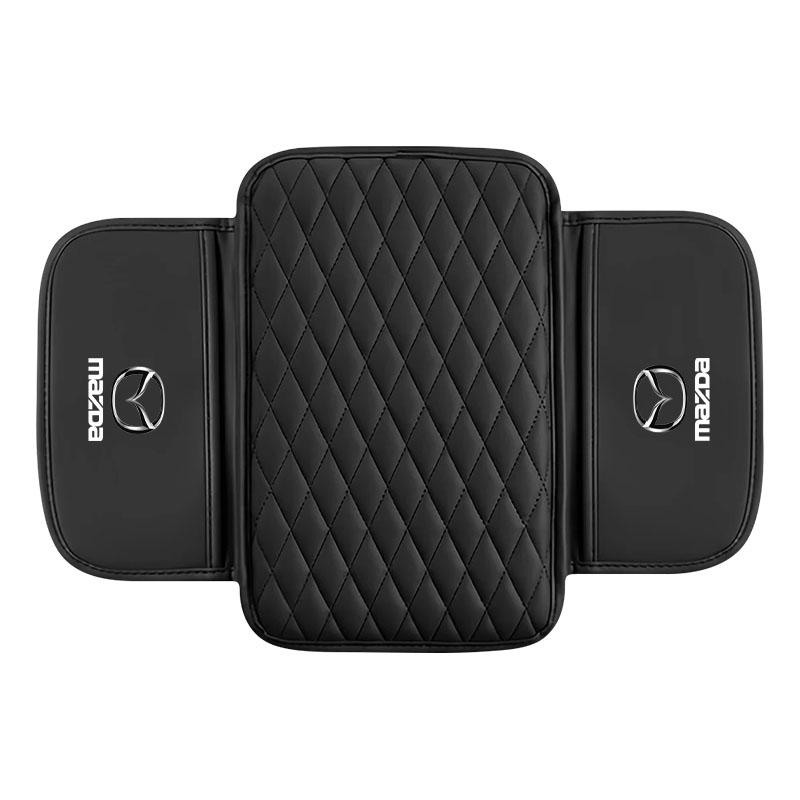 For Mazda 2 3 4 5 6 7 8 ATENZA Axela 6 RX8 CX6 CX5 CX4 Alexa CX4 CX5 CX8 2 3 6 1Pcs Leather Auto Consoles Car Armrest Cushion with Storage Car Styling
