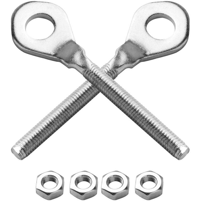 

2 Pcs/set 0.4 Stainless Steel Motorcycle Chain Adjuster Top Chain Device Tensioner Atv 12mm For 2 pieces срібний