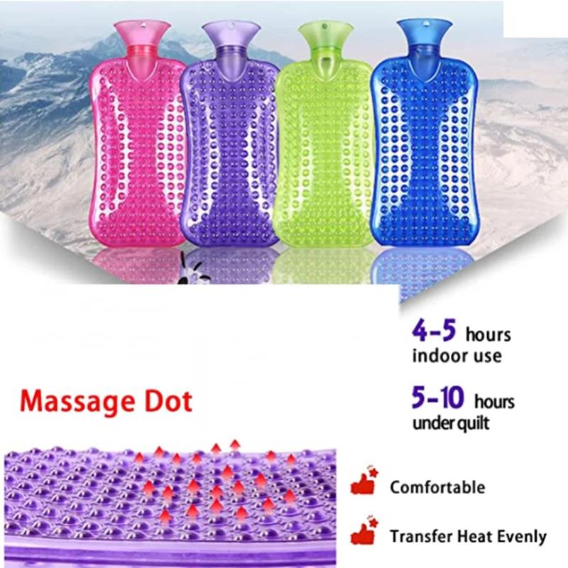 Hot Water Bag Pain Relief Hot Pack Period Cramp Relief Bag for Period Cramp 2L Hot Compress Neck Shoulder Stomach Warm Water Bag