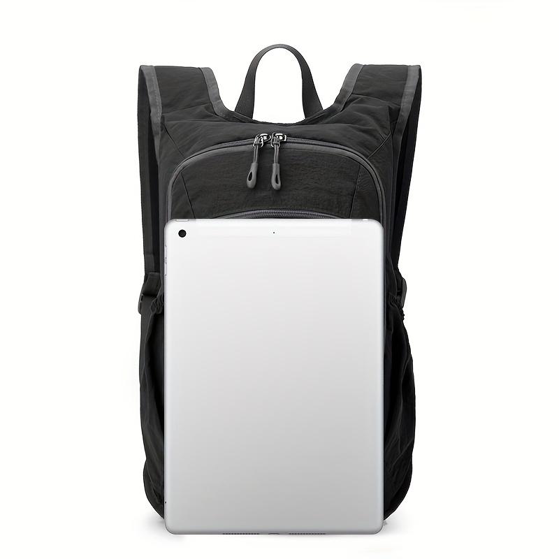 Lightweight and Foldable Men's Travel Backpack, Large Capacity Hiking Backpack, Zipper Closure, Outdoor Women's Sports Bags