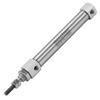 Stainless Steel Slim Pneumatic Cylinder CDJ2B 10-50 M5 Port 10mm Bore 50mm Stroke Dual Action Single Rod
