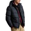 Polo Ralph Lauren Solid Color Zipper Hooded Long Sleeve Down Jacket Men Outerwear Black MNPOOTW16021339-001