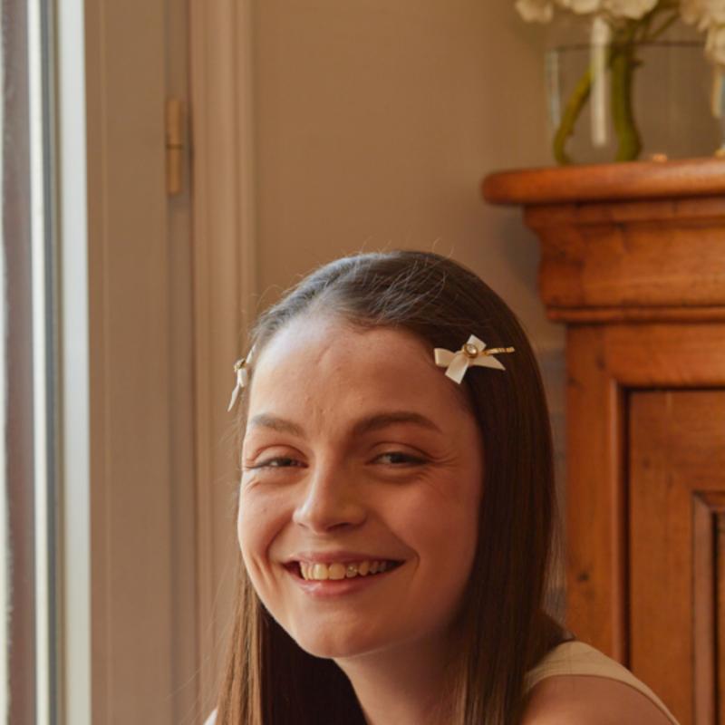 

L’OMBRILLANT Petit Ribbon Hairpin Set (WHITE) WHITE_FREE