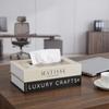 Luxury Book Style Tissue Box Ornaments Napkin Holder Case Organizer Paper Box  Home Decoration