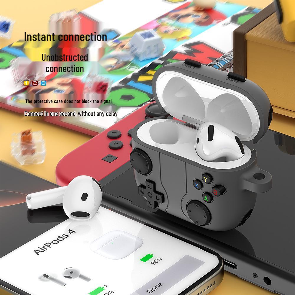 Custodia protettiva morbida per AirPods Pro 2ª e 3ª generazione Design Console di Gioco