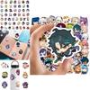 50pcs Genshin Impact Waterproof Sticker Set Venti Xiao Klee Decor For Luggage Cases