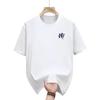 Mens summer fashion casual and loose trendy brand niche and versatile roundneck shortsleeved Tshirt