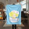 Coperta in Flanella con Stampa Personaggio One Piece, Alta qualità Confortevole per Tutte le Stagioni, Arredamento per la Casa, Calore e Comfort, Perfetta per Regali di Natale