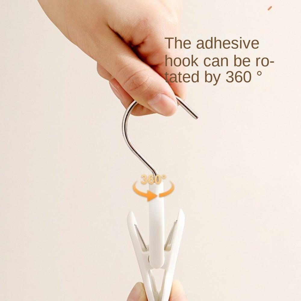 2pcs Clothes Pins Pants Clip Storage Clothespin Easy to Use Clothes Hat Sock Clip Home