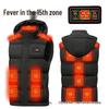 Men's 15-Zone Intelligent USB Heated Vest with Temperature Display