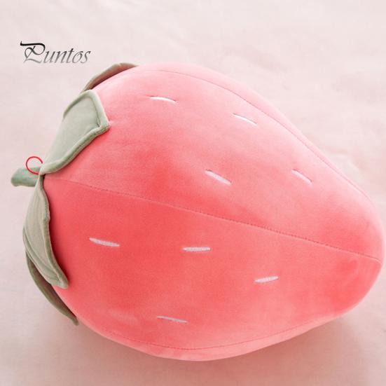 Pernă de pluș cu căpșuni pentru copii Jucărie super moale umplută cu fructe Pernă drăguță scaun lavabilă Cadou de Crăciun pentru copii Profesori Prieteni