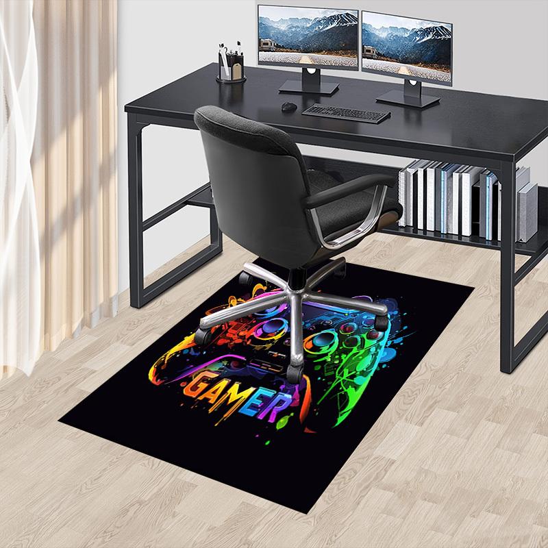 1PC Gamer Controller Extra Large Non Slip Floor Carpet, Office, Family, Bedroom, Studio Large Area Rug Indoor Rugs