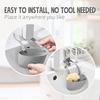 Portascolapiatti da Cucina Cesto Scolapiatti da Appendere Porta Sapone e Spugna Scolapiatti Regolabile Cesto da Appendere per Scarico del Rubinetto Organizer da Cucina