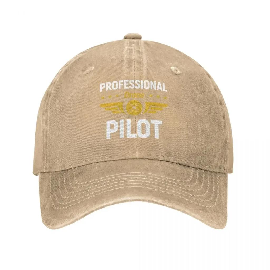 Professional Drone Pilot Merch Baseball Caps Daily Wear Flying Drones UAV Quadcopter Operator Hats Cap Adjustable Trucker Hat