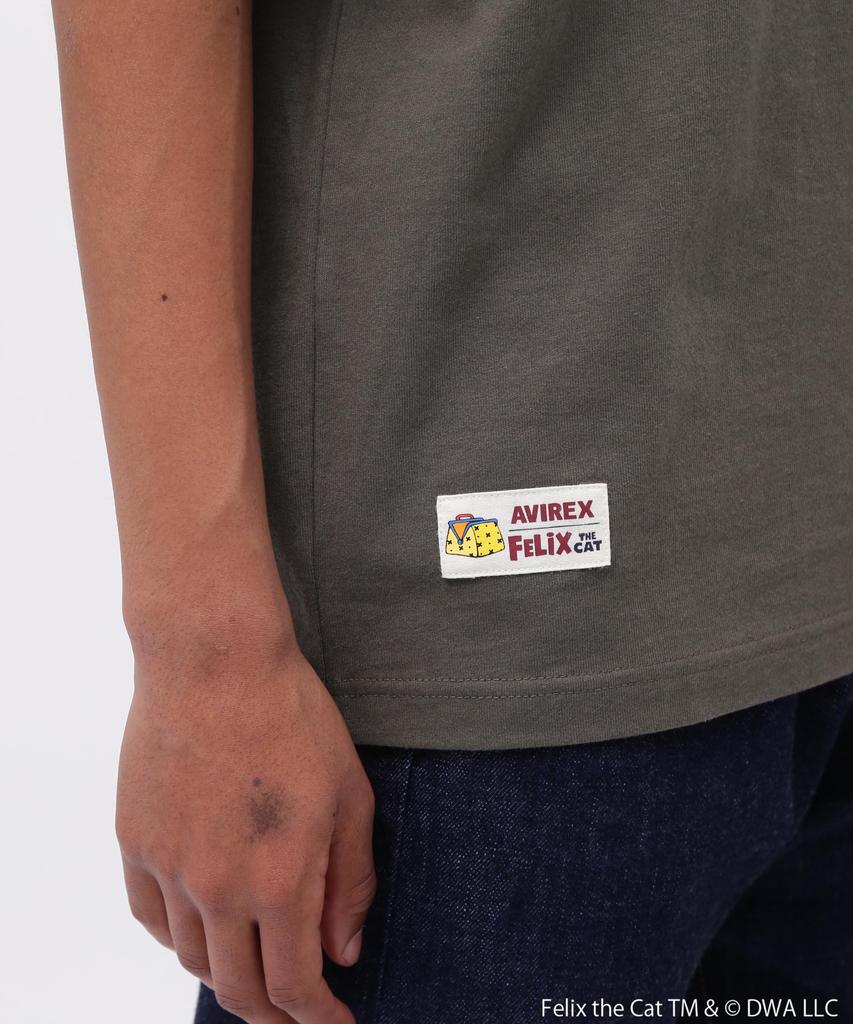 Avirex Felix Embroidery Logo T-Shirt, Men's, XL, 310, Olive, 783-5134035